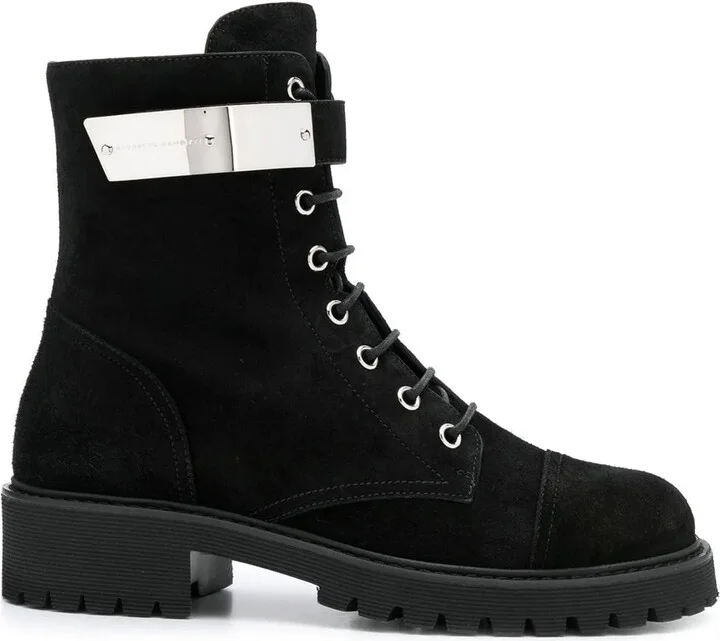 Alexa logo plate boots