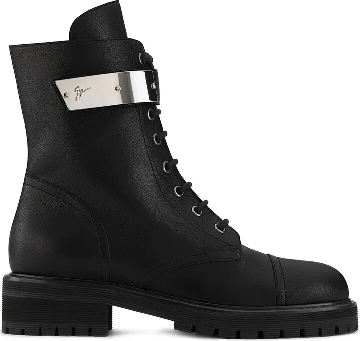 Alexa logo plate boots