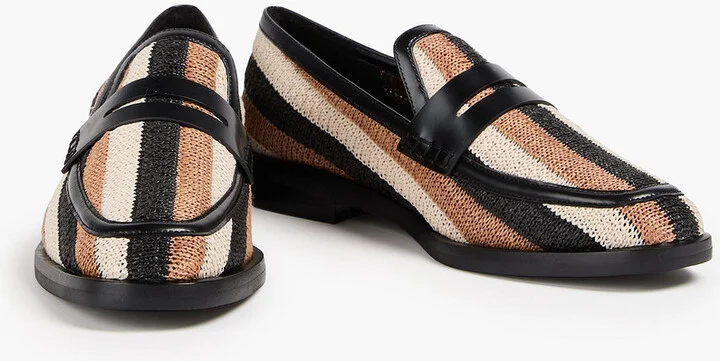 Alexa striped knitted loafers - Image 2
