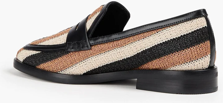 Alexa striped knitted loafers - Image 3