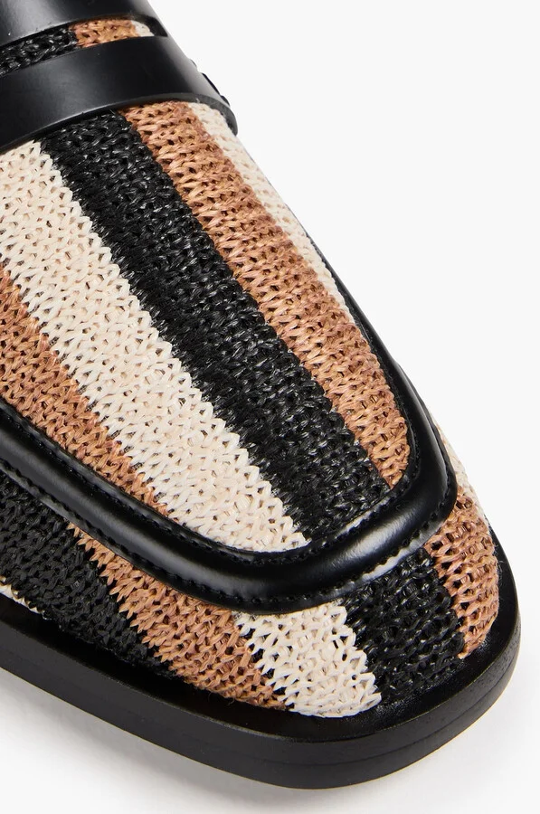 Alexa striped knitted loafers - Image 4