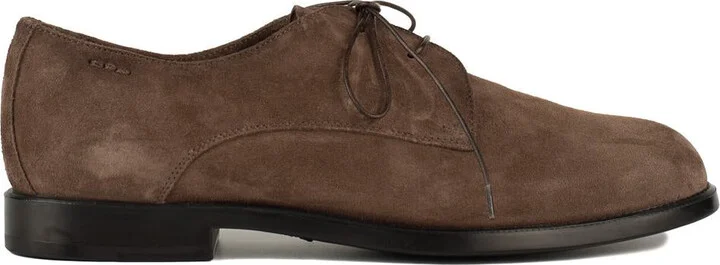 Alexander Hotto Brown Suede Lace-Up