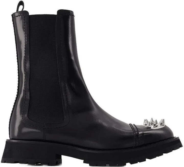 Alexander McQueen Ankle Boots With Studs