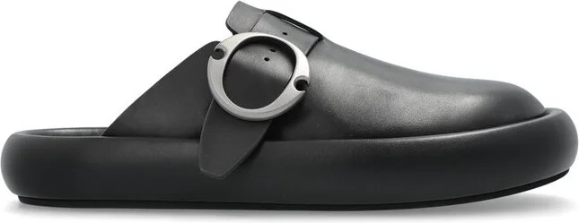 Alexander McQueen Arc Buckle Clogs