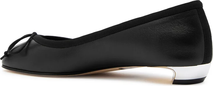 Alexander Mcqueen Armadillo 20 Leather Ballet Pumps - Image 2