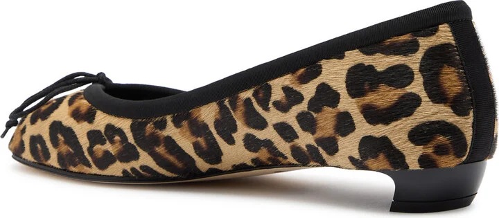 Alexander Mcqueen Armadillo 20 Leopard-print Calf Hair Ballet Pumps - Image 2