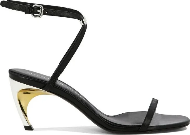Alexander McQueen Armadillo Ankle Strap Sandals