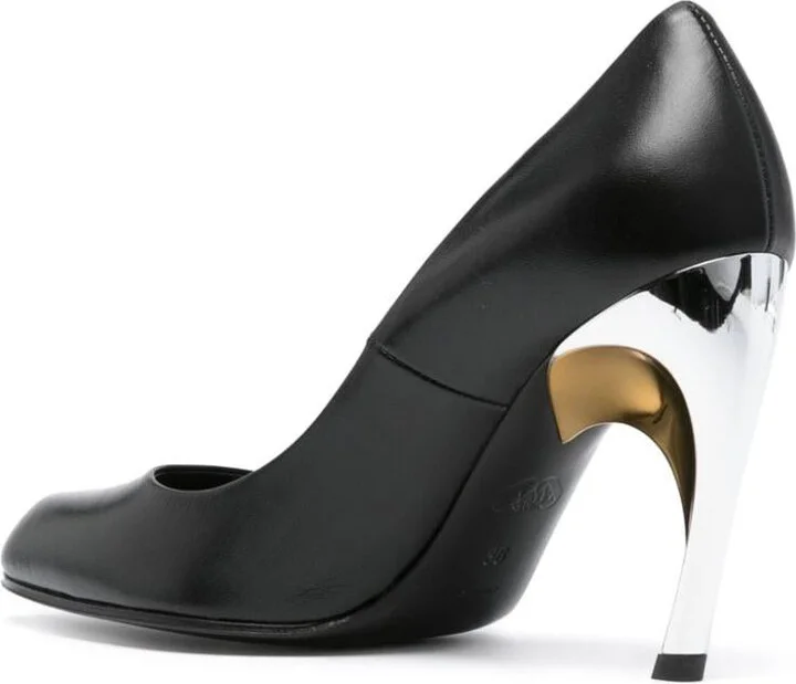 Alexander McQueen Armadillo Leather Pumps - Image 3
