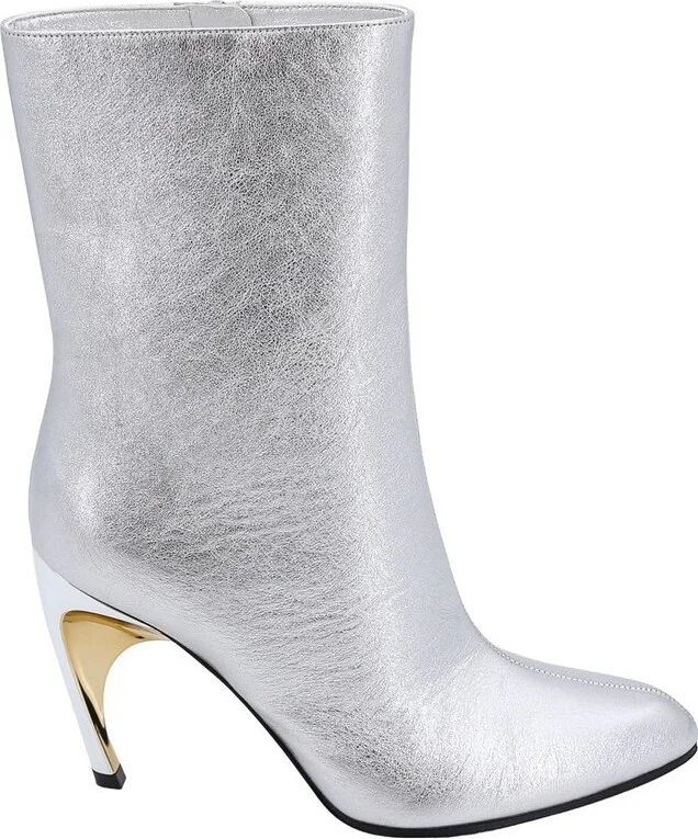 Alexander McQueen Armadillo Side-Zipped Ankle Boots