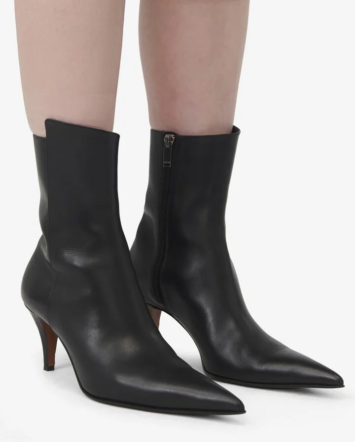 Alexander McQueen Birdee Leather Boots - Image 4