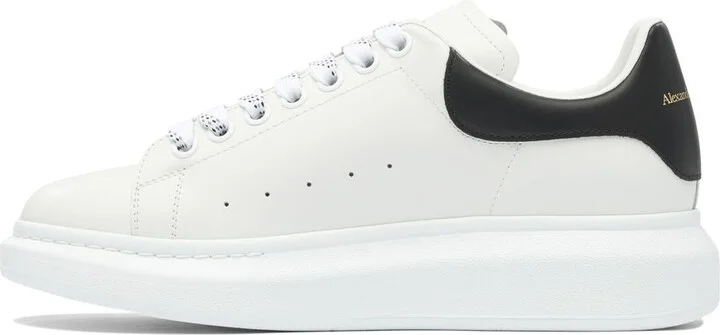 Alexander McQueen Black And White Leather Sneakers - Image 3