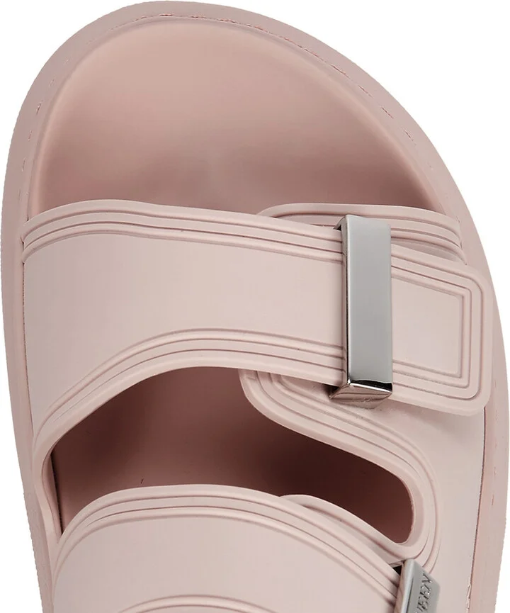 Alexander Mcqueen Black Rubber Sliders - Image 4
