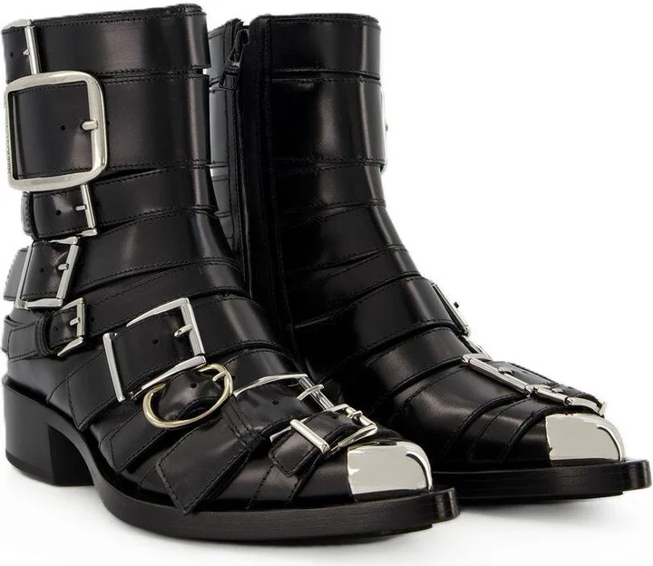 Alexander McQueen Boxcar Boots - Image 2