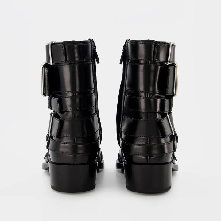 Alexander McQueen Boxcar Boots - Image 2