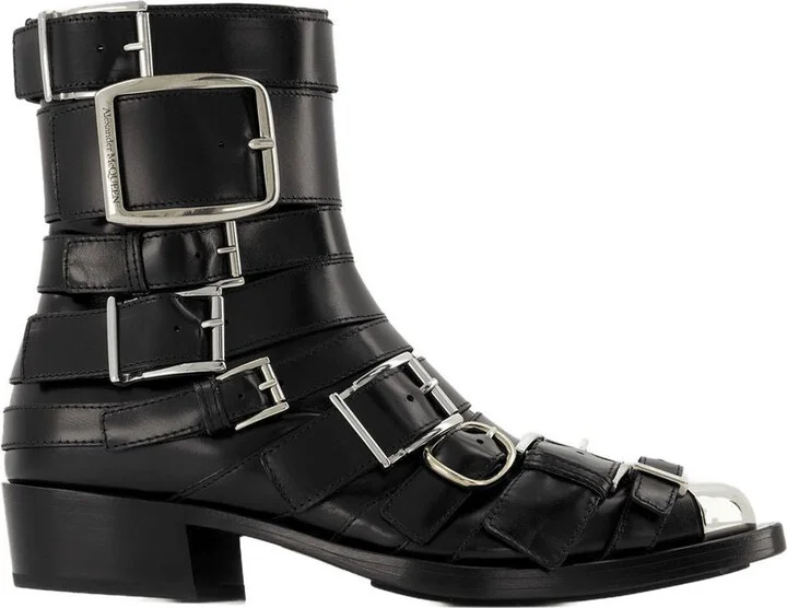 Alexander McQueen Boxcar Boots - Image 4