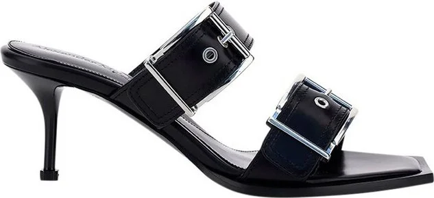 Alexander McQueen Buckle Detailed Sandals