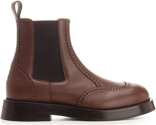Alexander McQueen Chelsea Brogue Boots