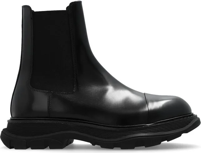 Alexander McQueen Chelsea Tread Ankle Boots