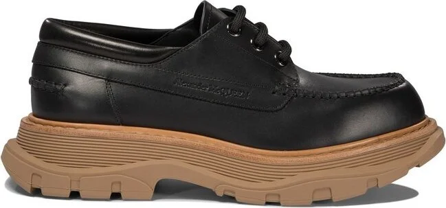 Alexander McQueen Chunky-Sole Lace-Up Shoes