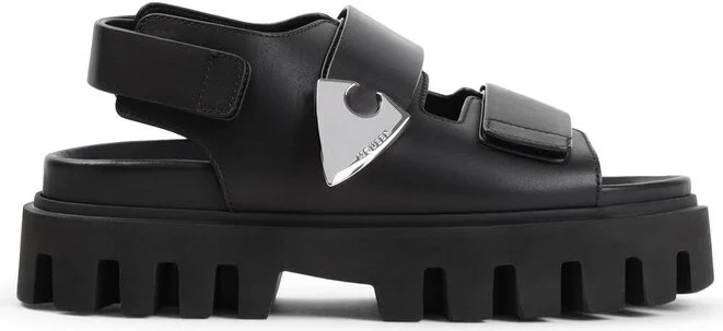 Alexander McQueen Chunky-Sole Touch Strap Sandals