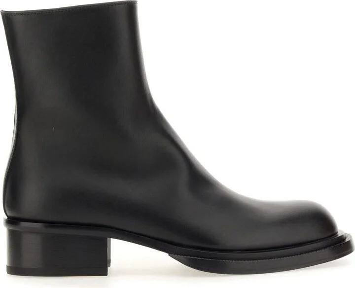 Alexander McQueen Cuban Stack Boot