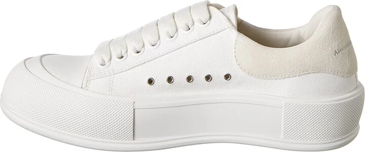 Alexander Mcqueen Deck Plimsoll Canvas Sneaker - Image 2