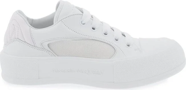 Alexander McQueen Deck Plimsoll Lace-Up Sneakers