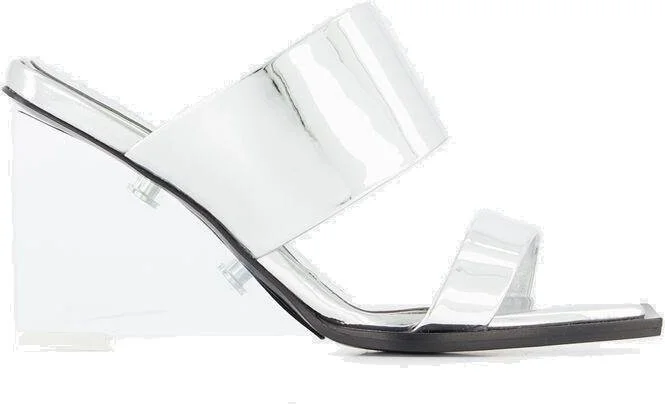 Alexander McQueen Double Strap Wedge Sandals