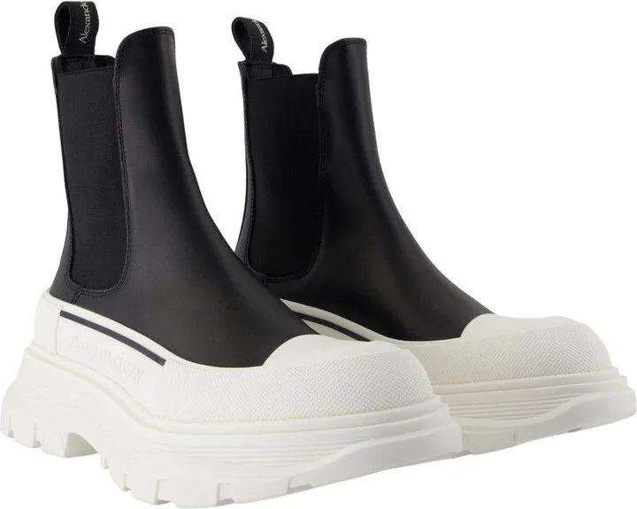 Alexander McQueen High Rubber Ankle Boots - Image 2
