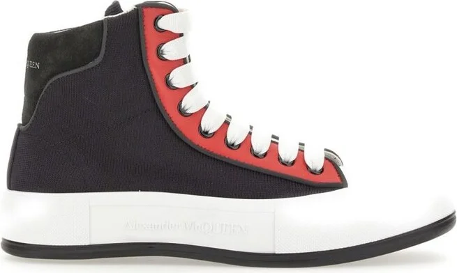 Alexander McQueen High-Top Lace-Up Sneakers