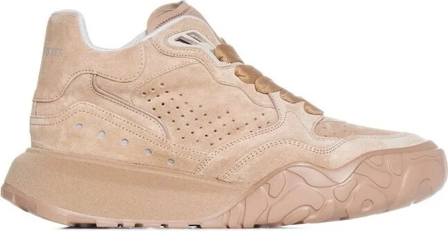 Alexander McQueen Lace-Up Court Trainer