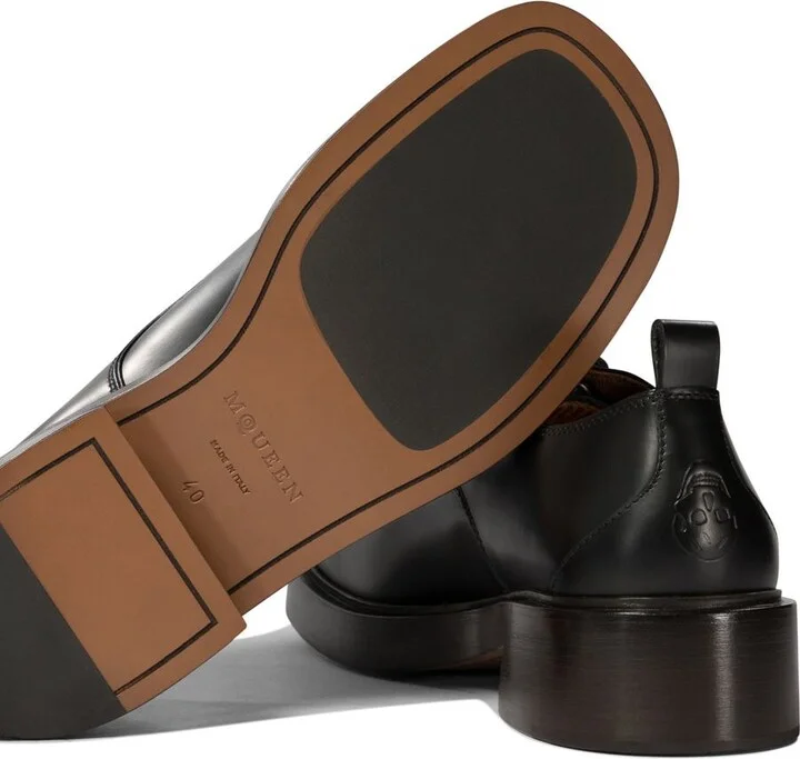 Alexander McQueen Lace-Up Derby Shoes - Image 4