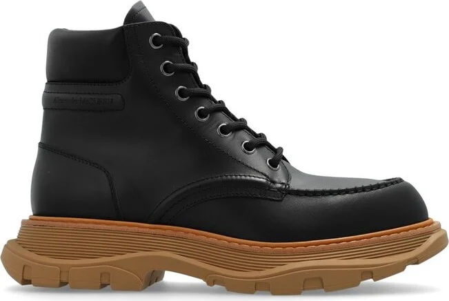 Alexander McQueen Lace Up Platform Boots