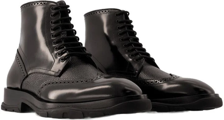 Alexander McQueen Laced Ankle Boots - Image 2