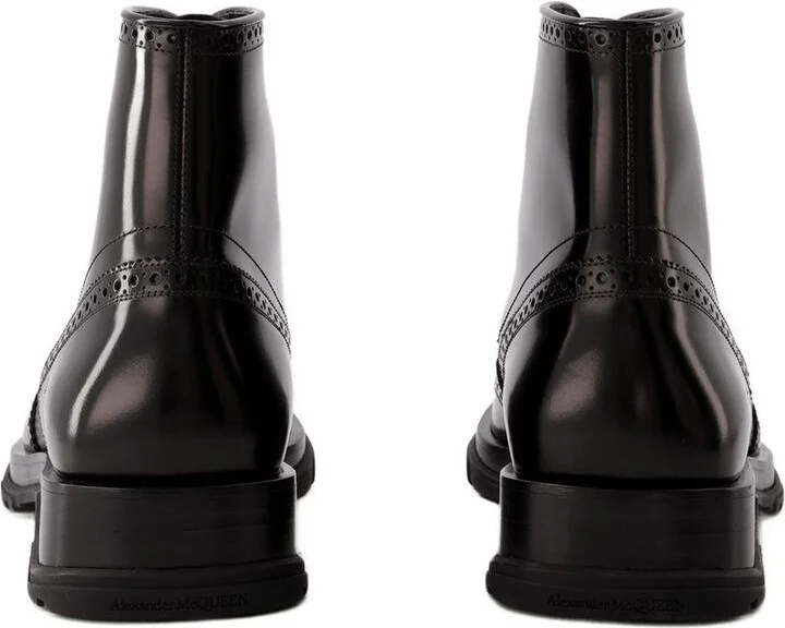 Alexander McQueen Laced Ankle Boots - Image 3