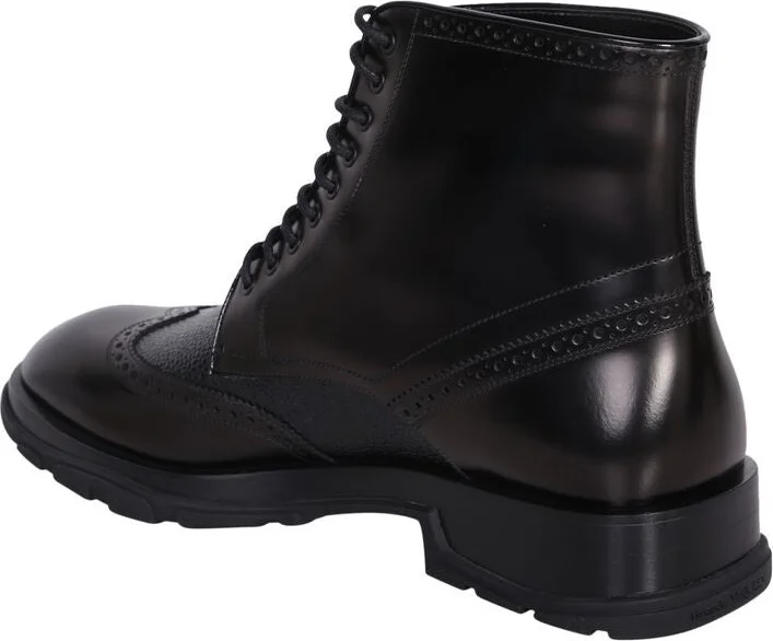 Alexander McQueen Laced Ankle Boots - Image 3