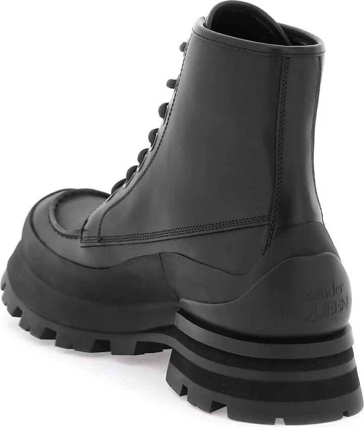 ALEXANDER MCQUEEN leather ankle boots - Image 2