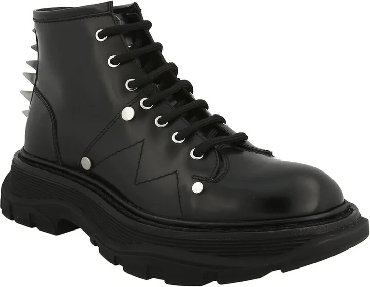Alexander Mcqueen Leather Boot
