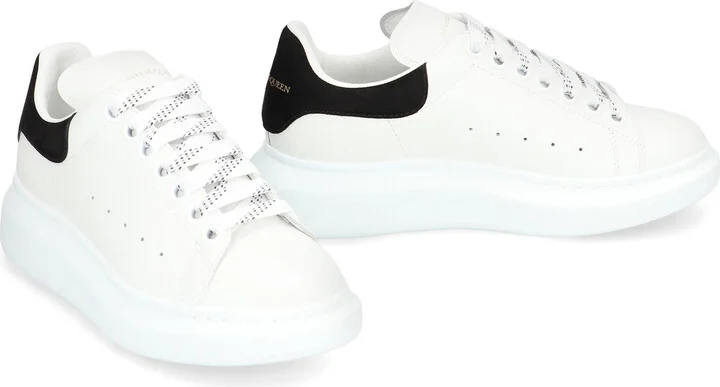 Alexander McQueen Leather Chunky Sneakers - Image 3