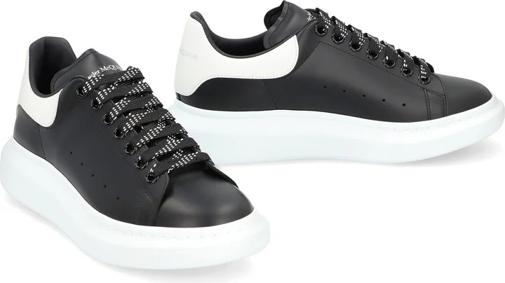 Alexander McQueen Leather Chunky Sneakers - Image 3