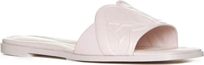Alexander McQueen Leather Flat Sandals - Image 4