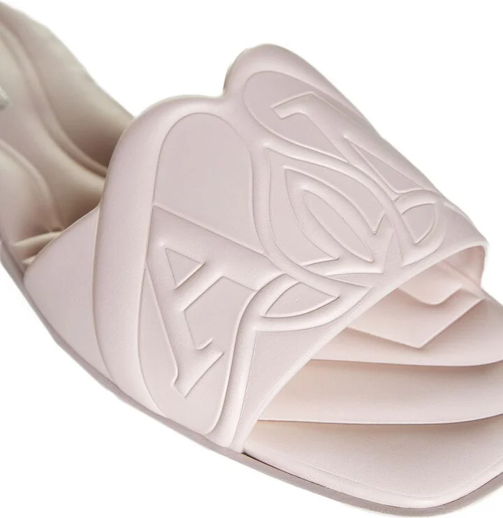 Alexander McQueen Leather Flat Sandals - Image 9