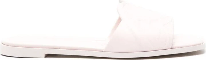 Alexander McQueen Leather Flat Sandals