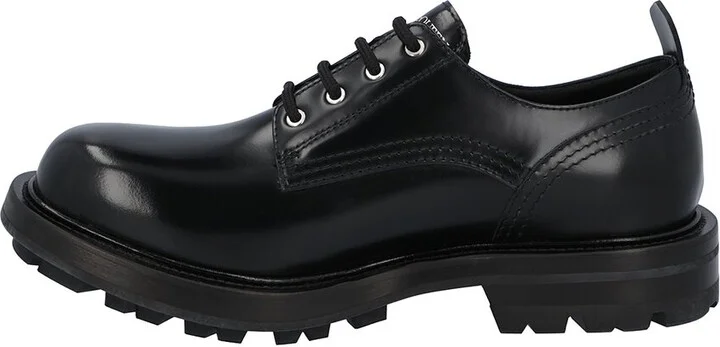 Alexander Mcqueen Leather Lace-Up Shoe - Image 2
