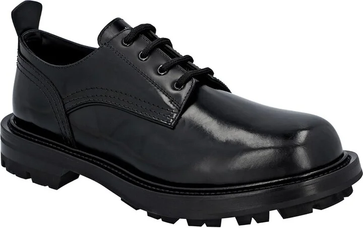 Alexander Mcqueen Leather Lace-Up Shoe