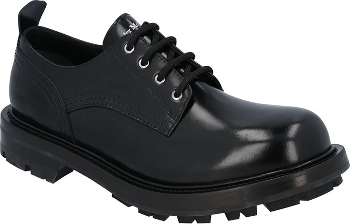 Alexander Mcqueen Leather Lace-Up Shoe