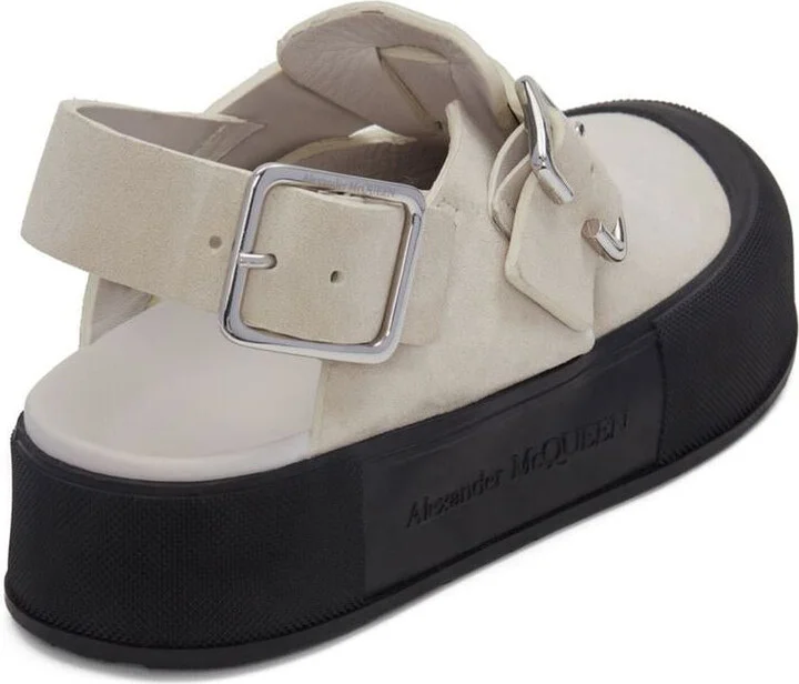 Alexander McQueen Leather Mules - Image 2