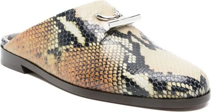 Alexander McQueen Leather Slippers - Image 3