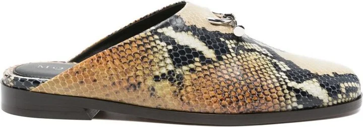 Alexander McQueen Leather Slippers