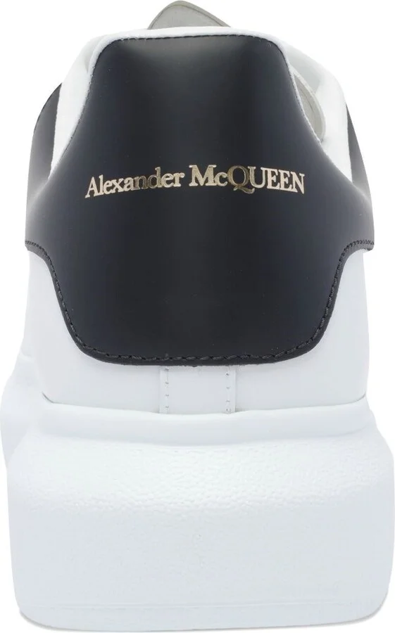 Alexander McQueen Leather Sneaker With Logo - Image 2